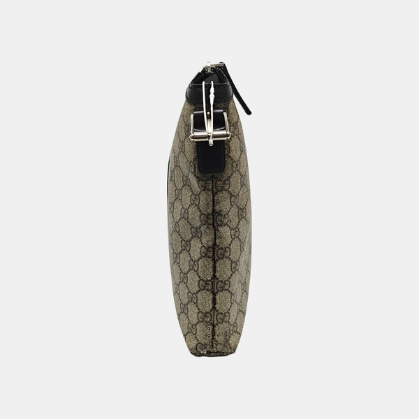 GG Supreme Monogram Coated Canvas Black