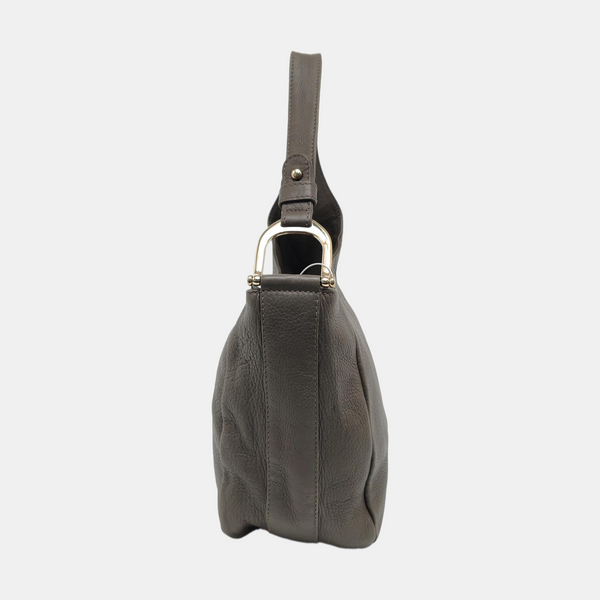 Greenwich Hobo Bag Calfskin Gray