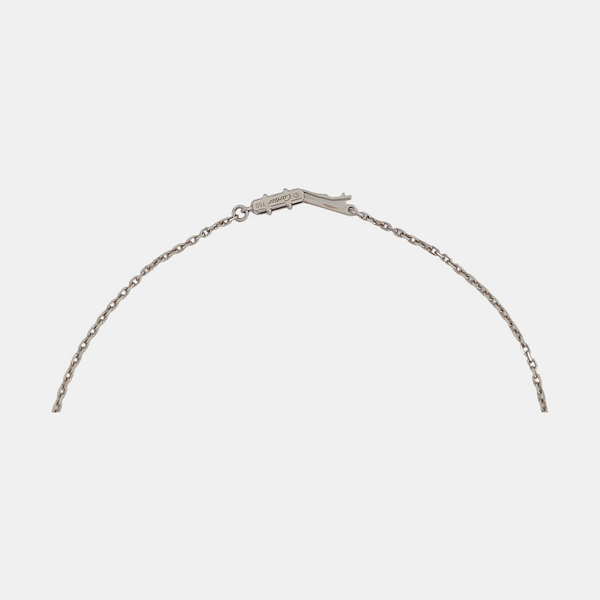 18k White Gold Silver Necklace