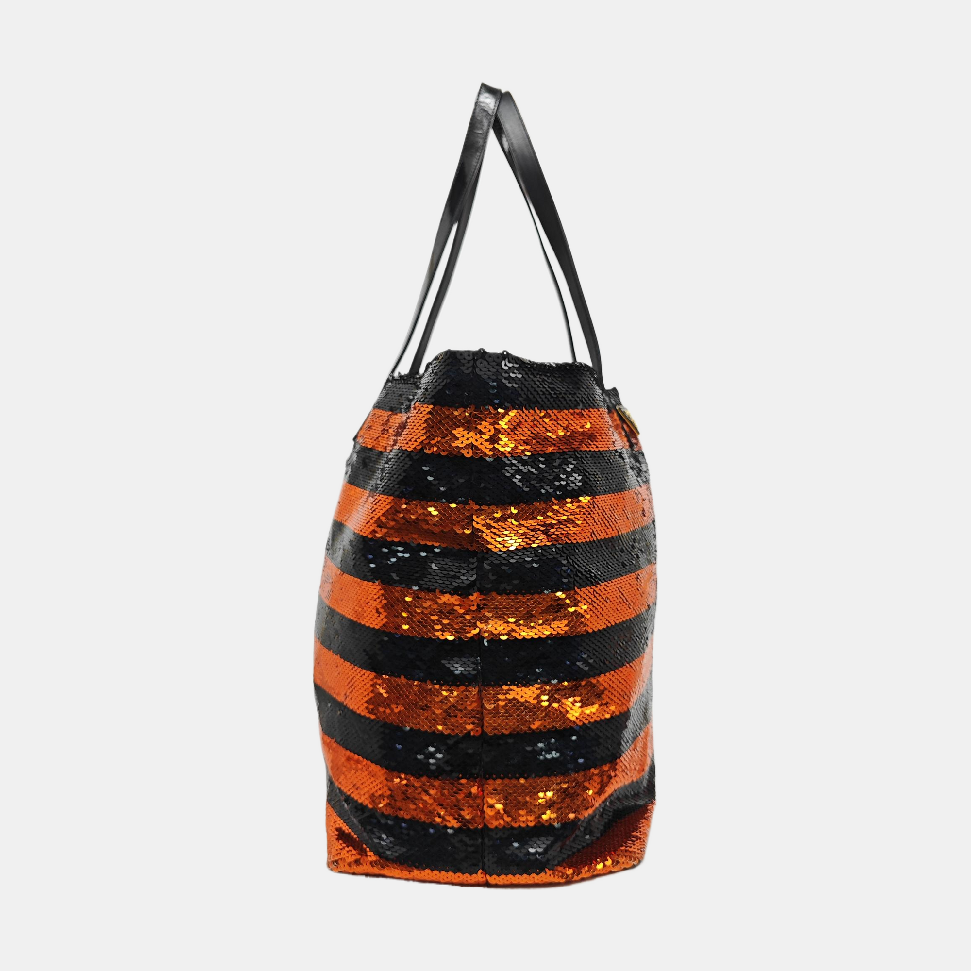 Sequins Tote Bag Black