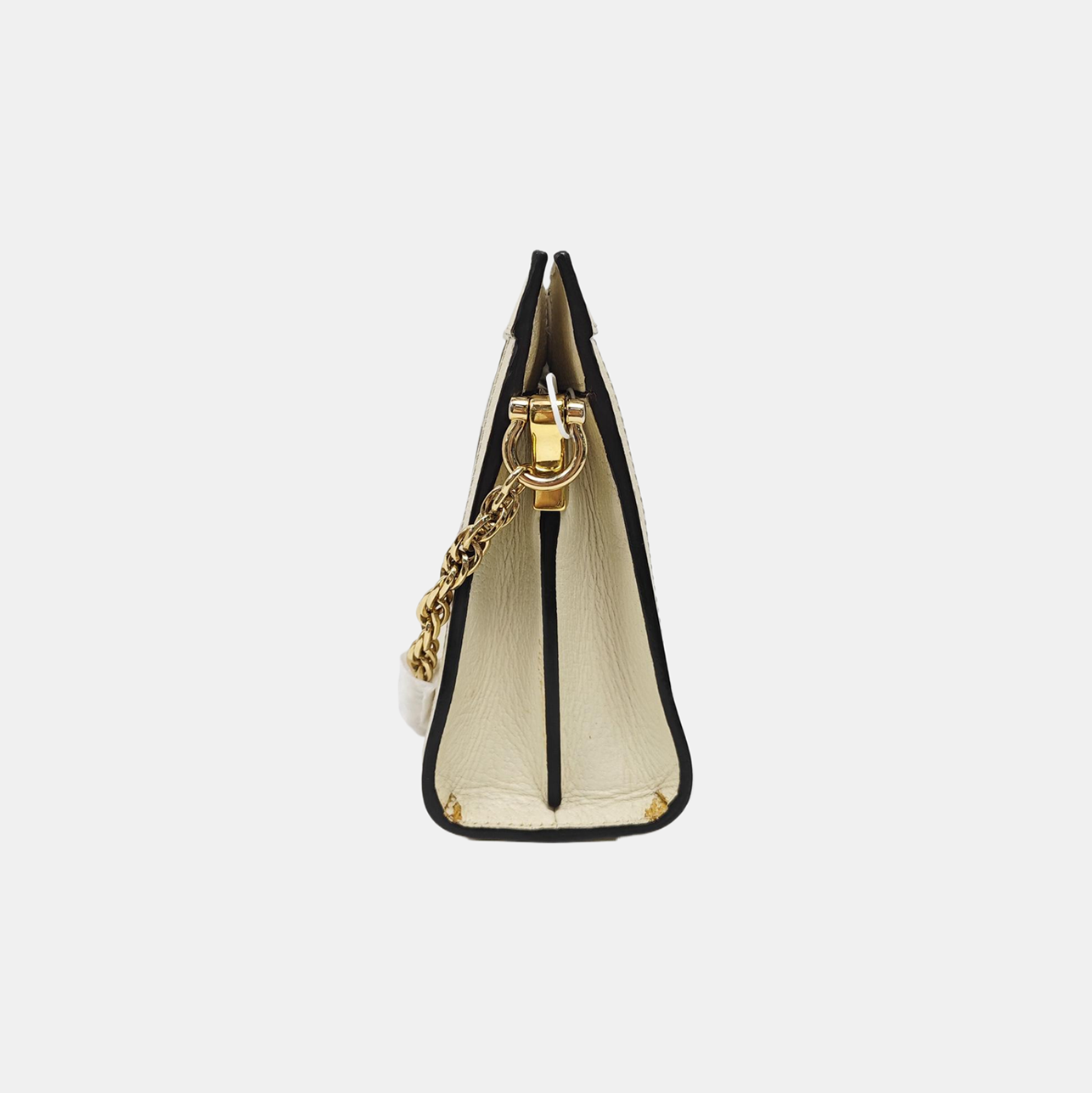 Ophidia Small Calfskin White