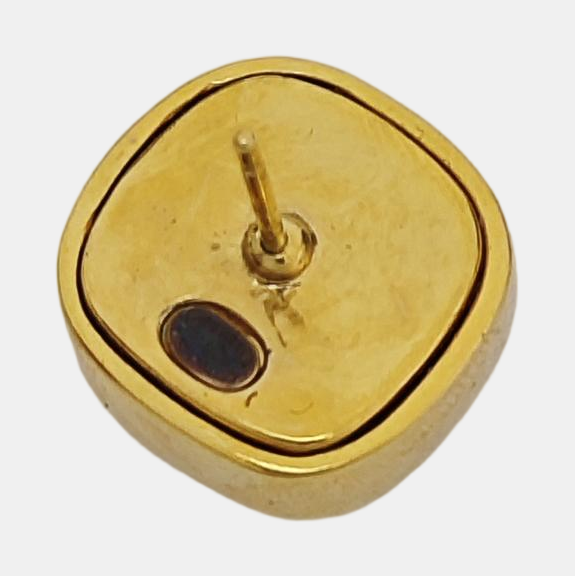 Metal Gold Stud Earrings