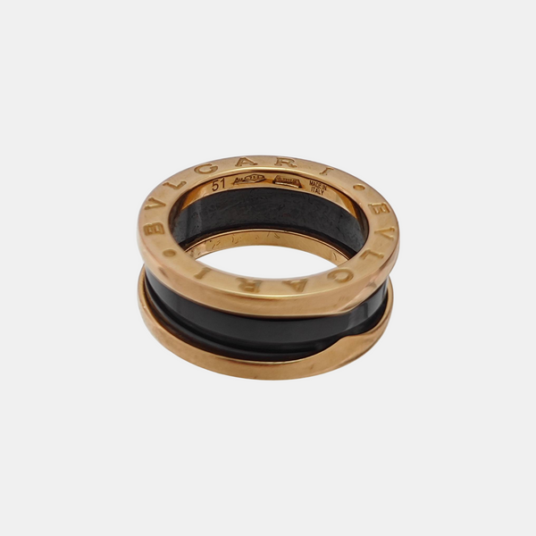 B.ZERO1 18k Rose Gold Ring EU 51
