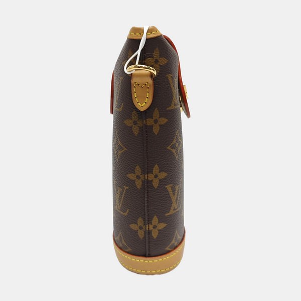 FOLD ME Monogram Coated Canvas Brown