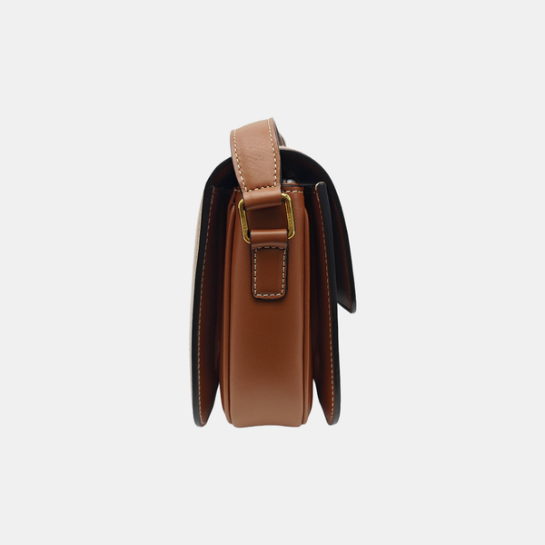TRIOMPHE Medium Coated Canvas Brown