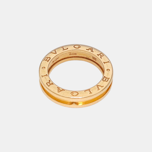 B.ZERO1 18k Rose Gold Ring EU 51