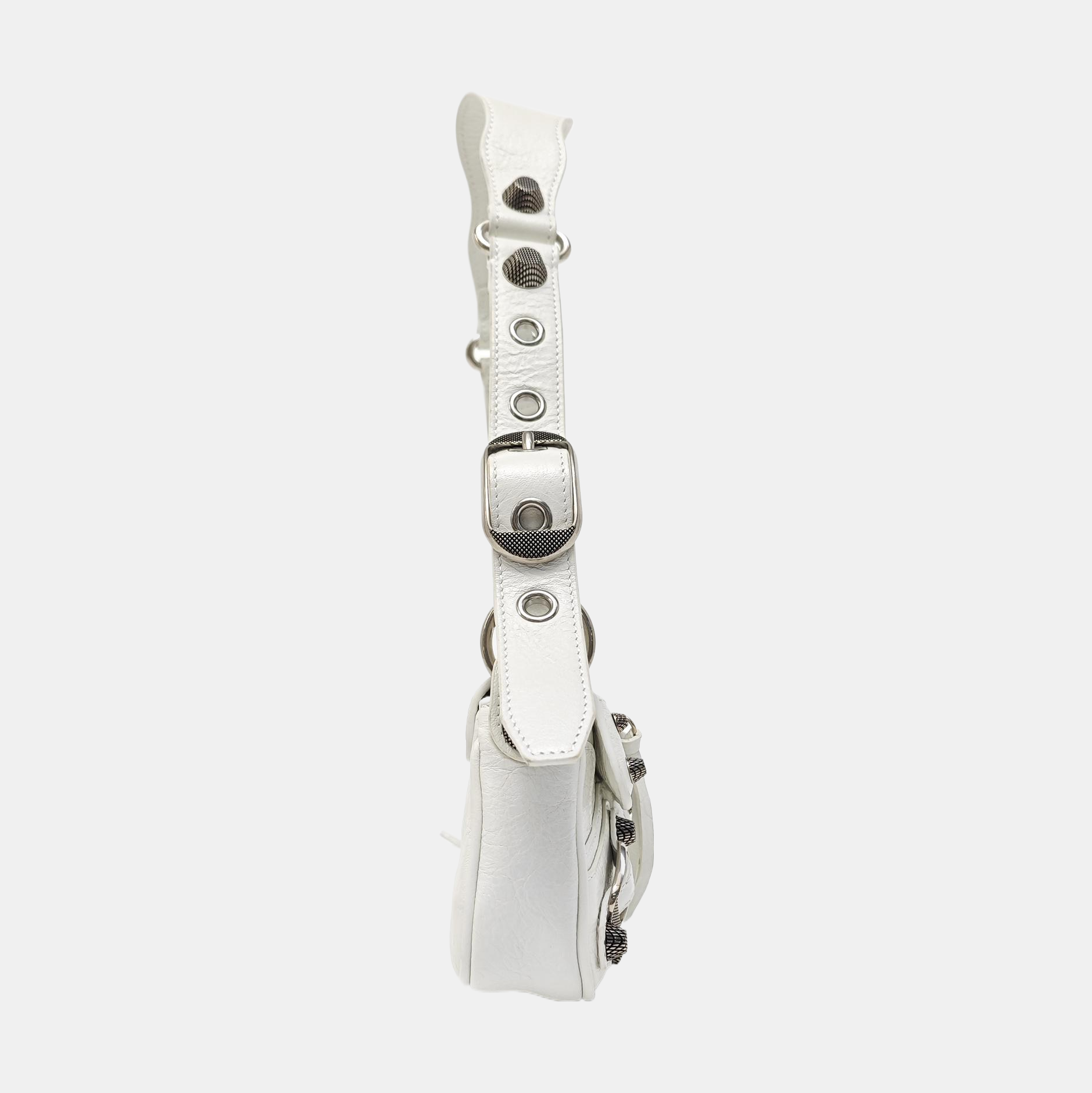 Le Cagole Mini Lambskin White