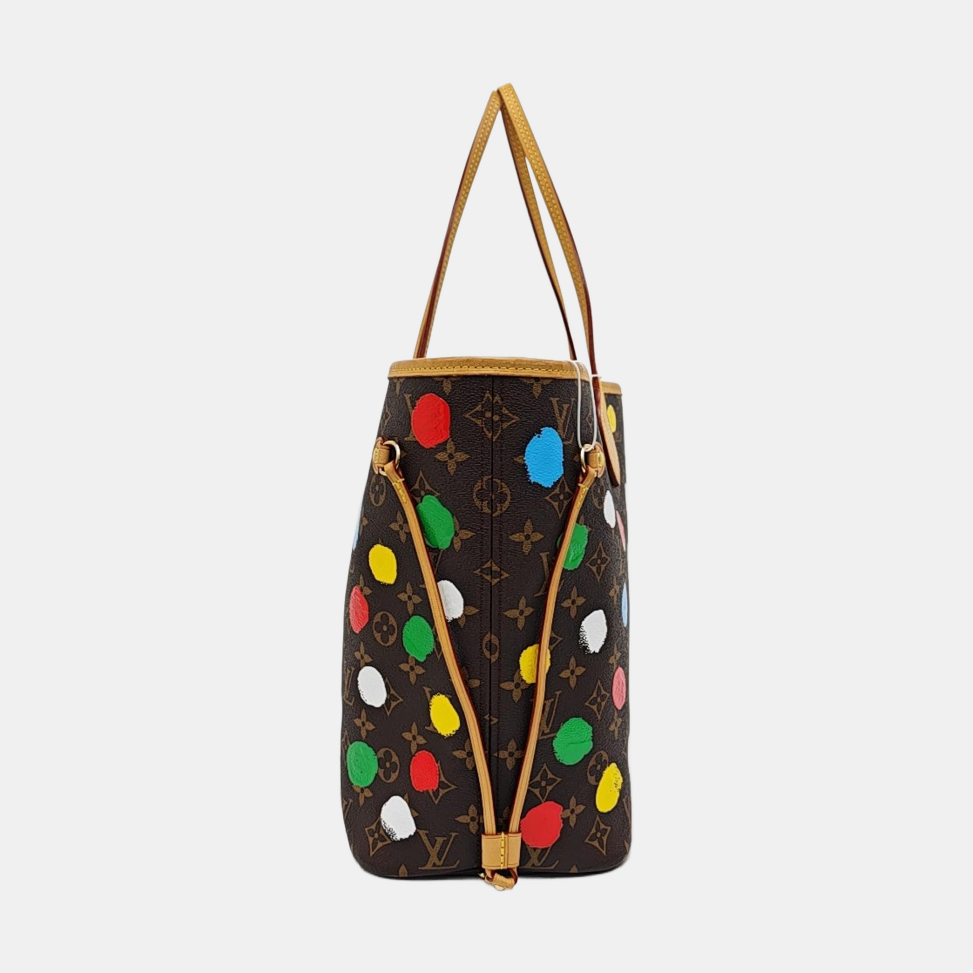 NEVERFULL MM Monogram Coated Canvas Brown