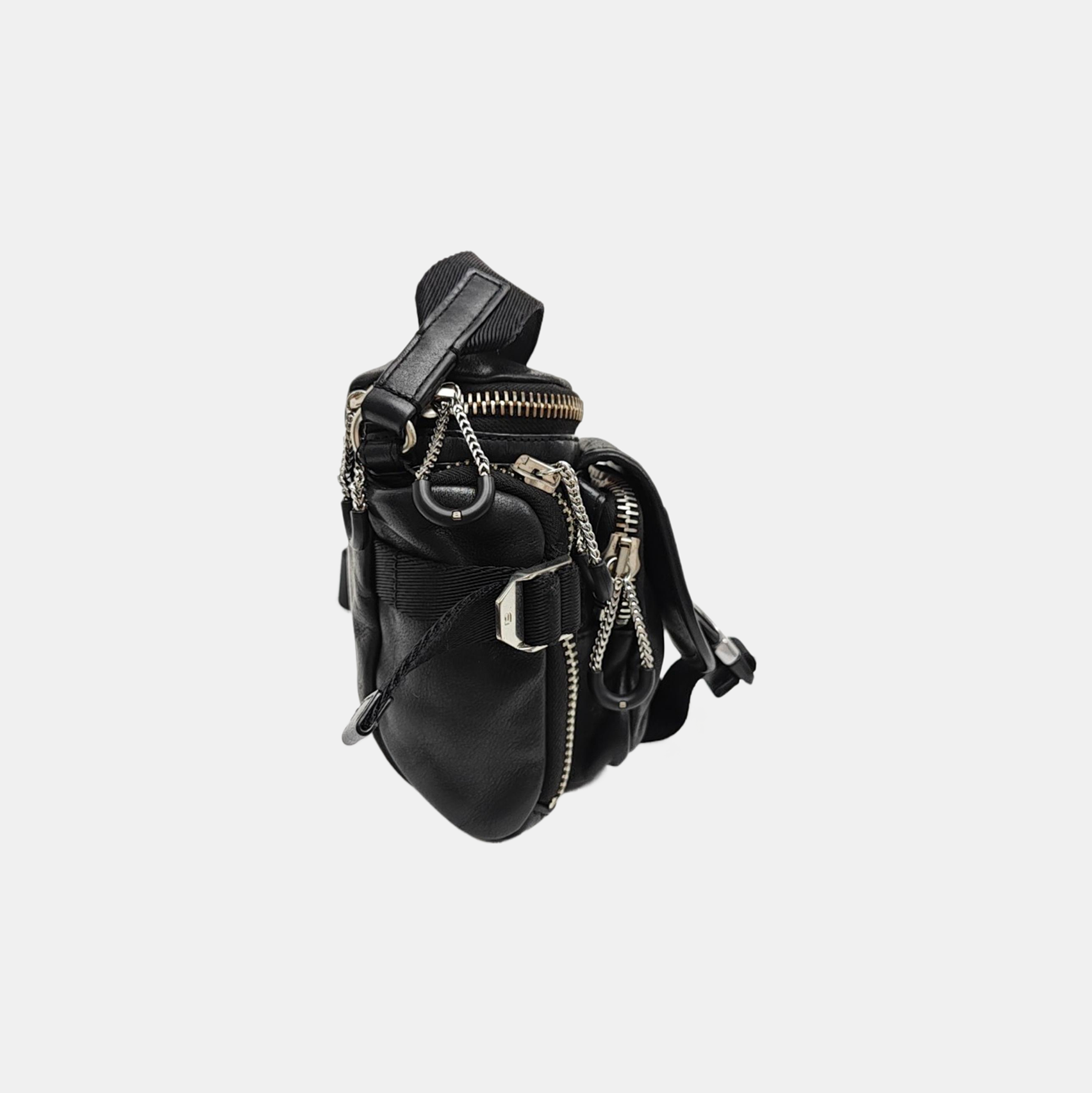 Calfskin Shoulder Bag Black
