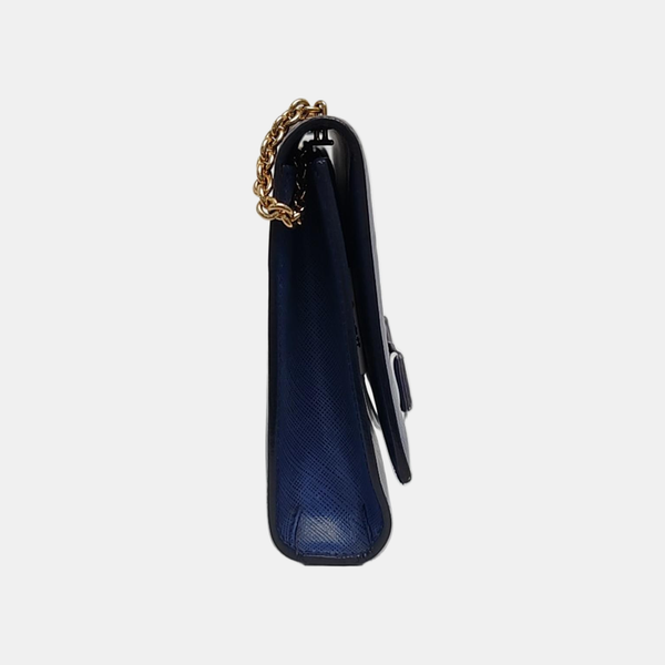 Ginny Small Calfskin Blue