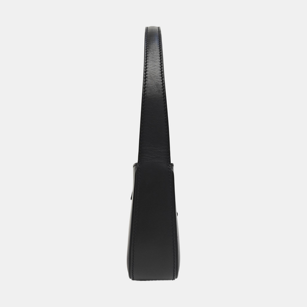 Authenticated pre-owned  LE 5 À 7 Calfskin Black - Top Handle Bag at Looply