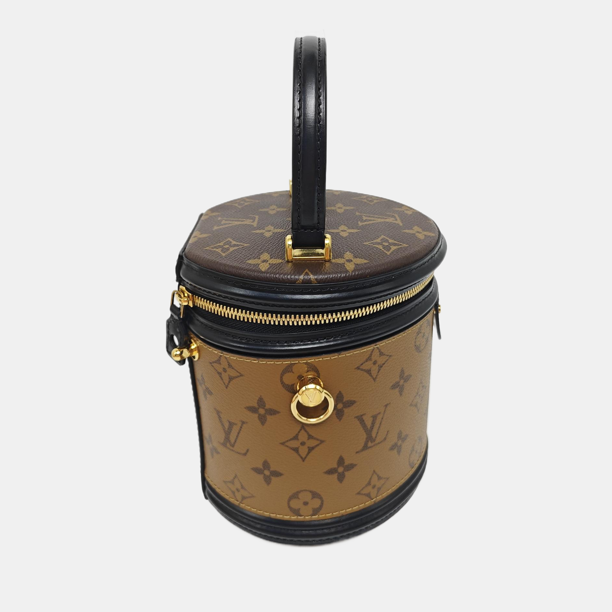 CANNES PM Monogram Coated Canvas Brown