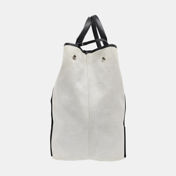 Navy Canvas White