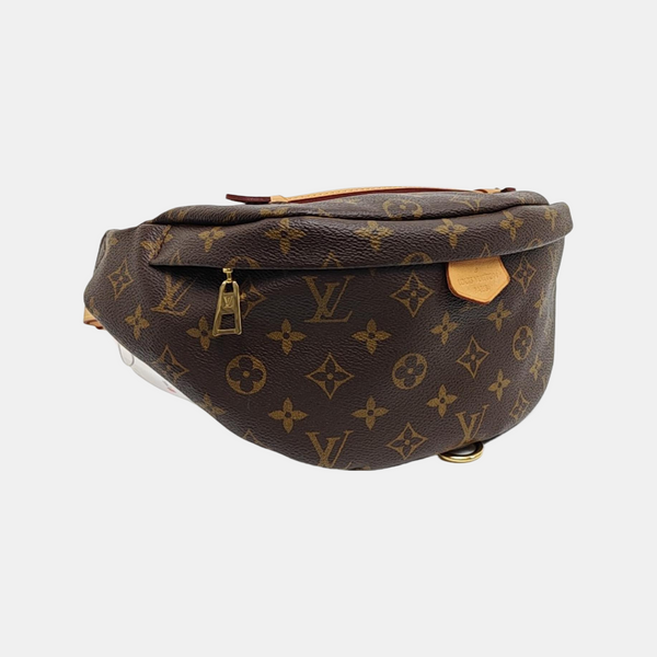 BUMBAG Monogram Coated Canvas Brown