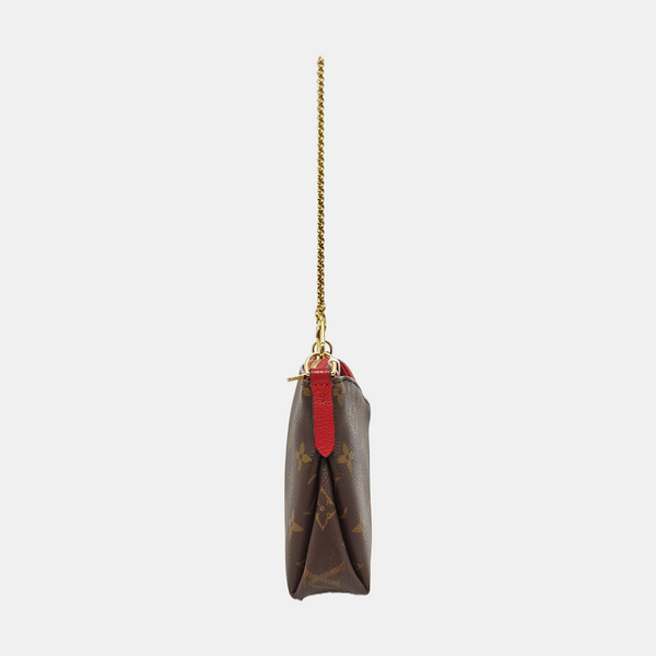 PALLAS Monogram Coated Canvas Brown