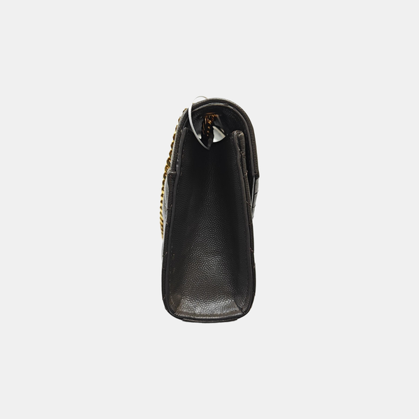ENVELOPE Small Quilted Calfskin Gray