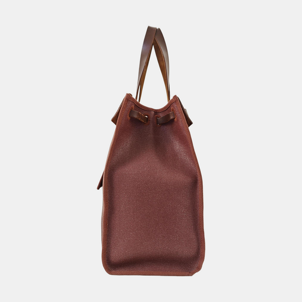 Herbag Cabas Coated Canvas Red