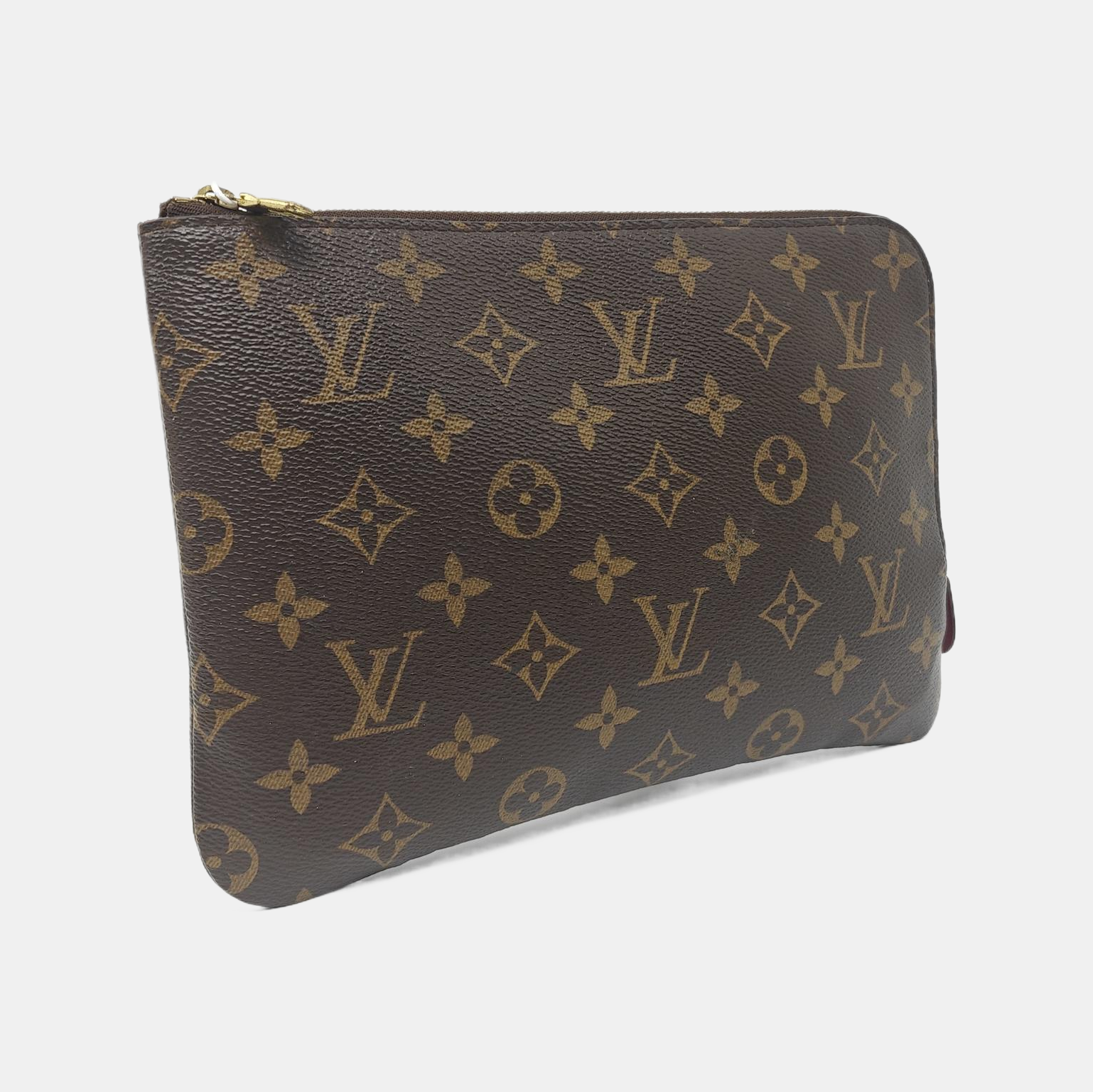 Etui Voyage PM Monogram Coated Canvas Brown