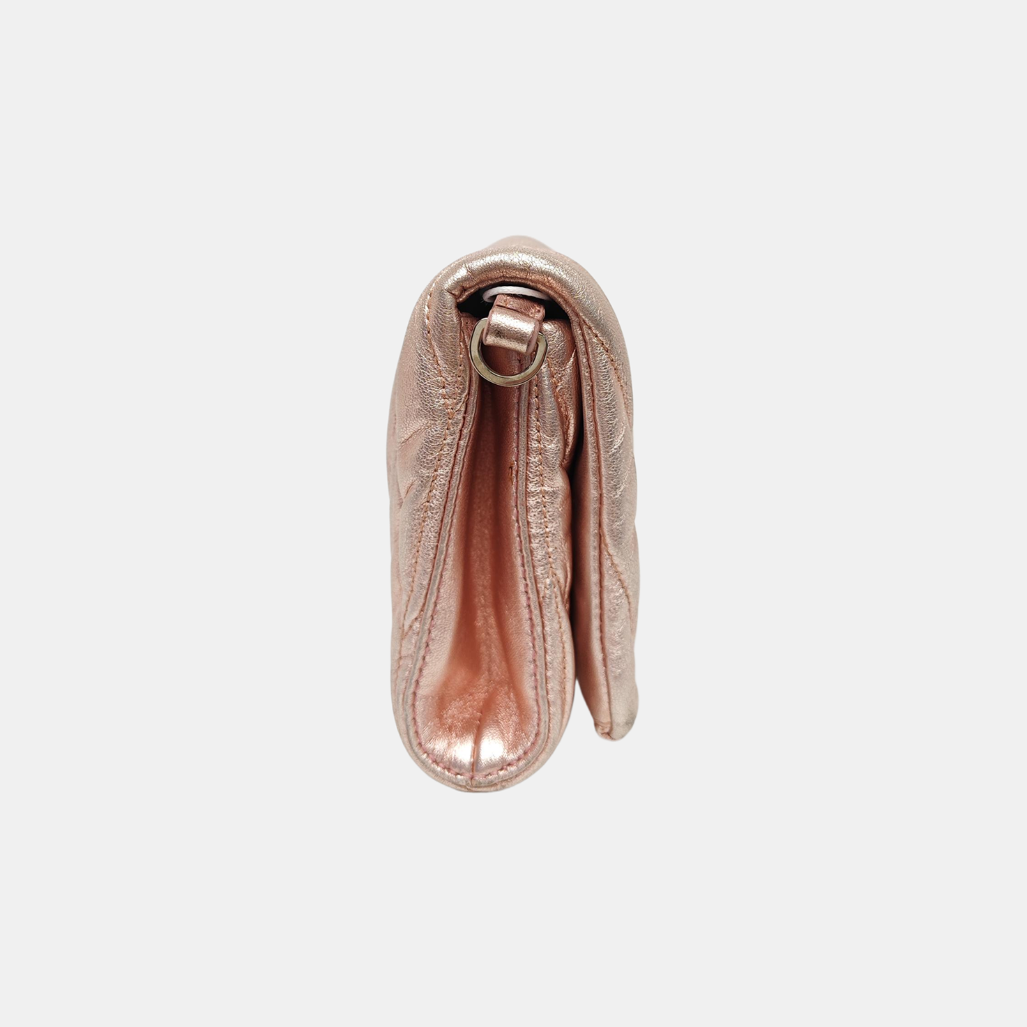 Quilted Lambskin Shoulder Bag Pink