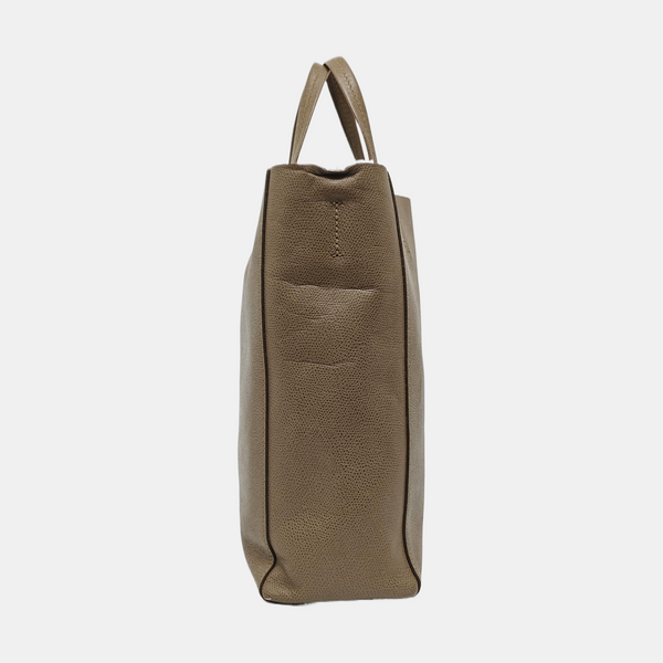 Authenticated pre-owned  CABAS Small Calfskin Grey - Tote Bag at Looply