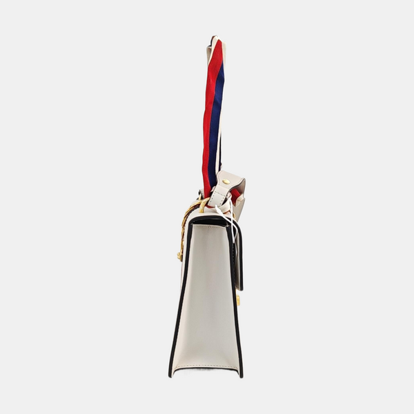 Sylvie Small Calfskin White