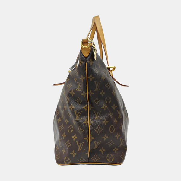 PALERMO GM Monogram Coated Canvas Brown