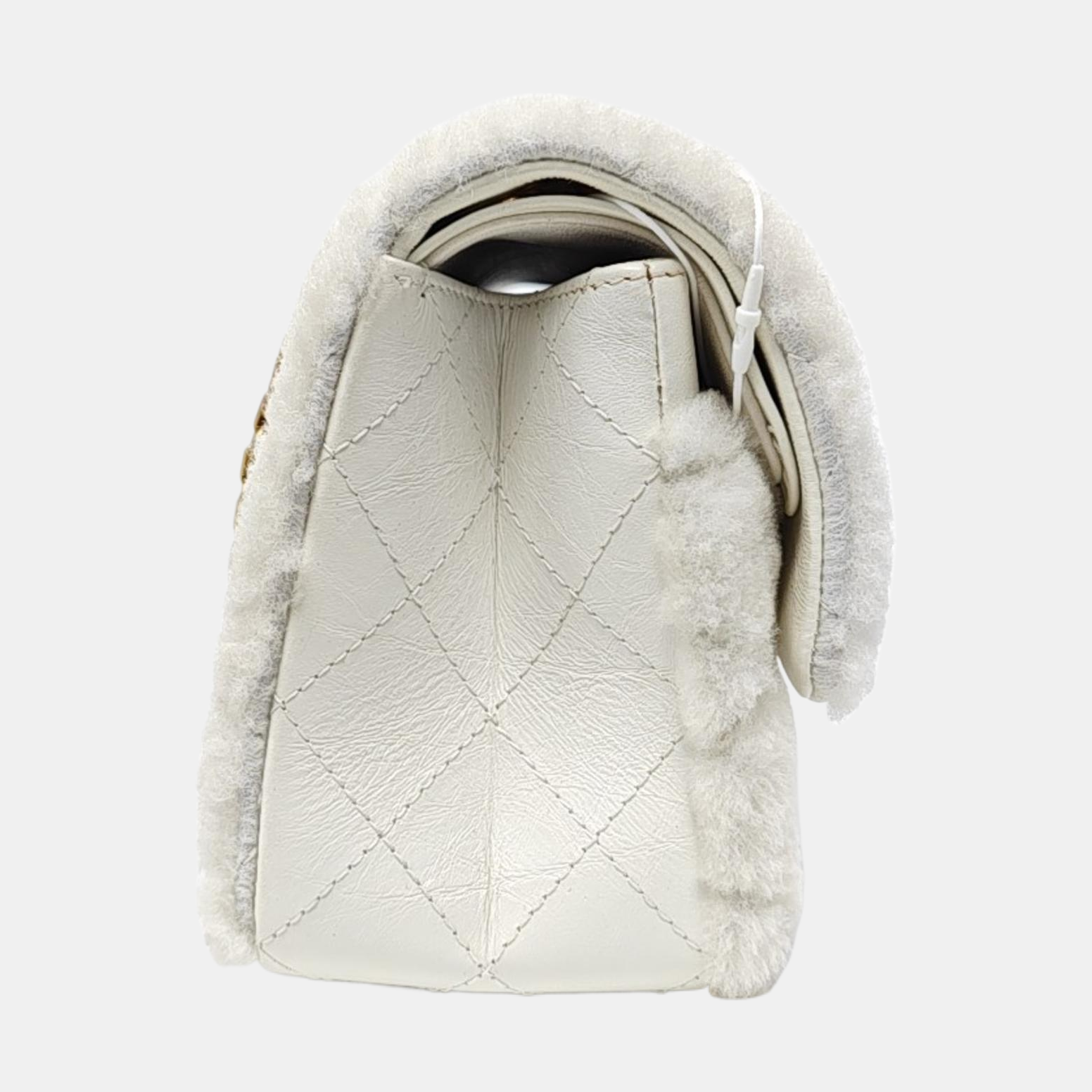 2.55 225 (small) Quilted Sheepskin White