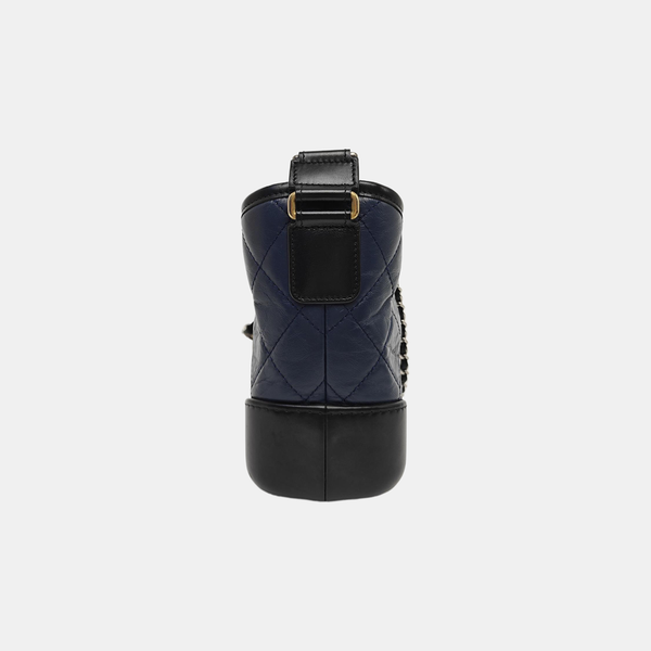 GABRIELLE Small Quilted Calfskin Blue