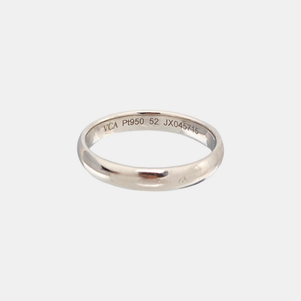 Tendrement Platinum 950 Silver Ring EU 52