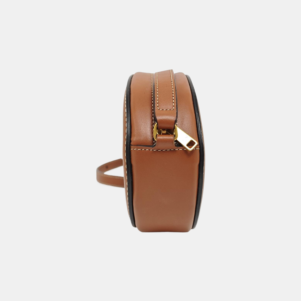 TRIOMPHE Small Calfskin Brown