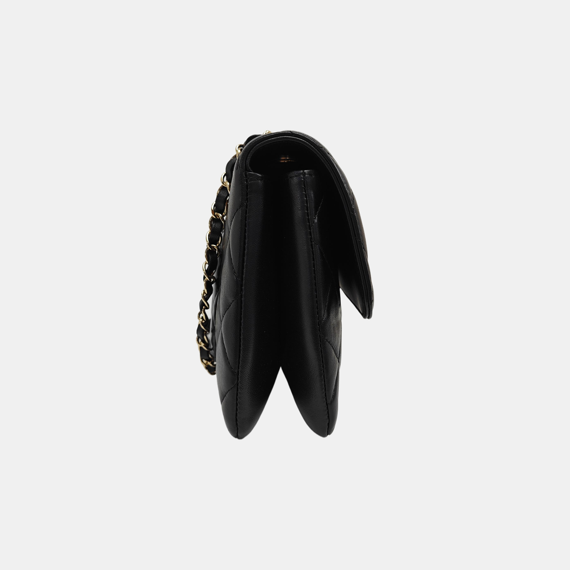 EX FLAP Quilted Lambskin Black