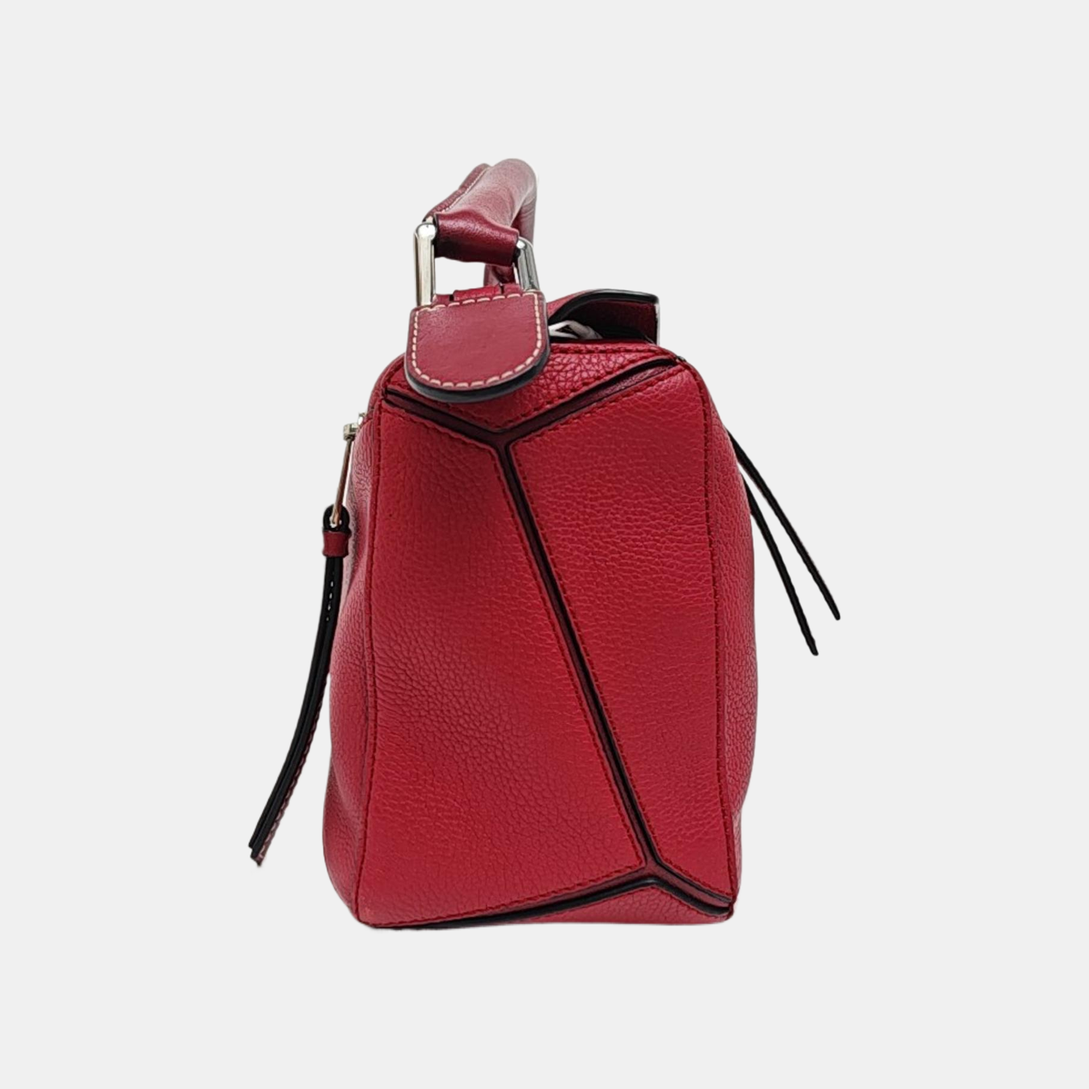 Puzzle Small Calfskin Red