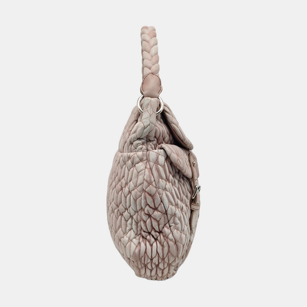 Calfskin Shoulder Bag White