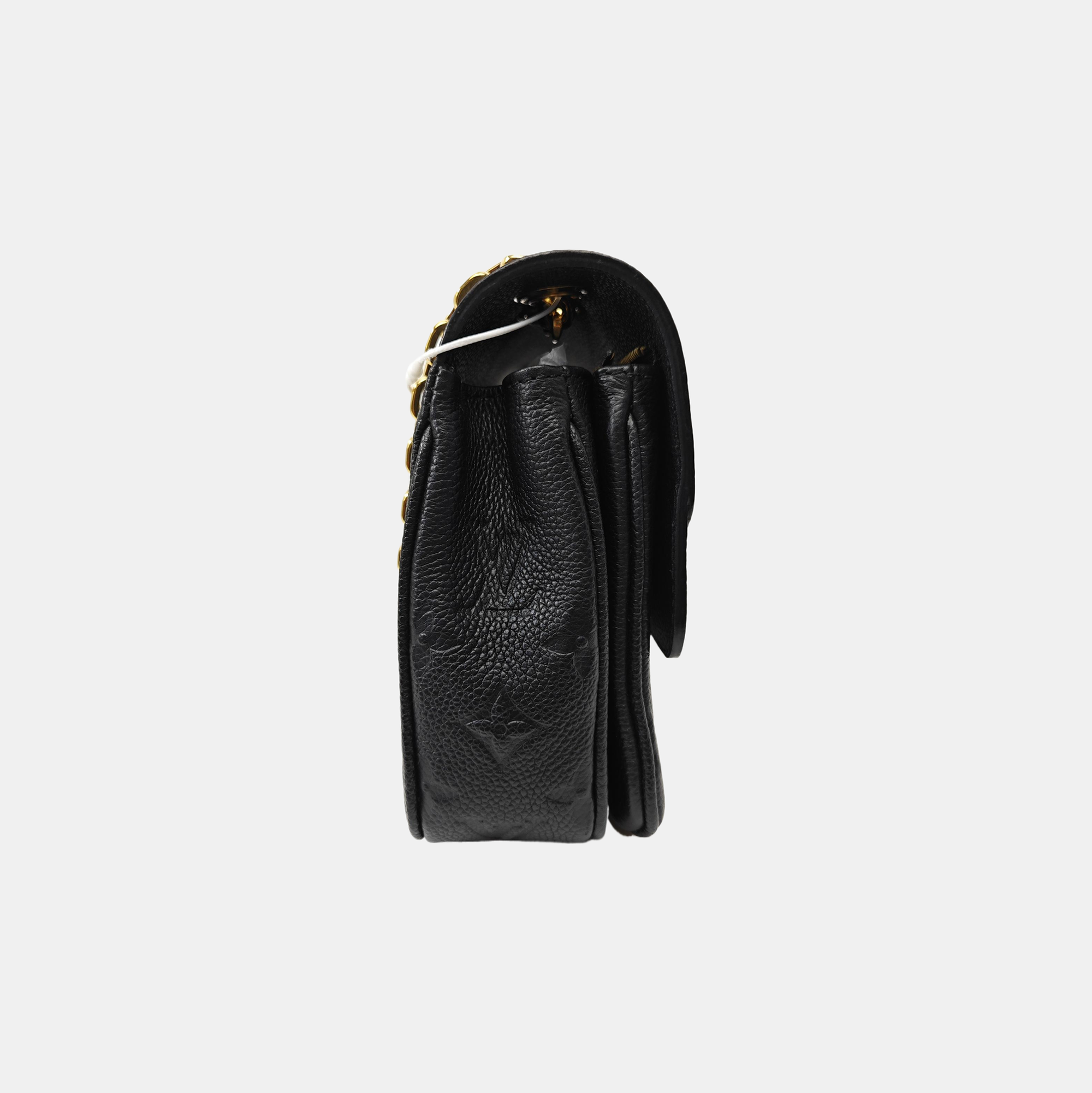 MARCEAU Monogram Calfskin Black