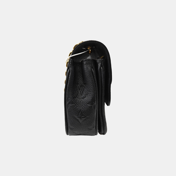 MARCEAU Monogram Calfskin Black