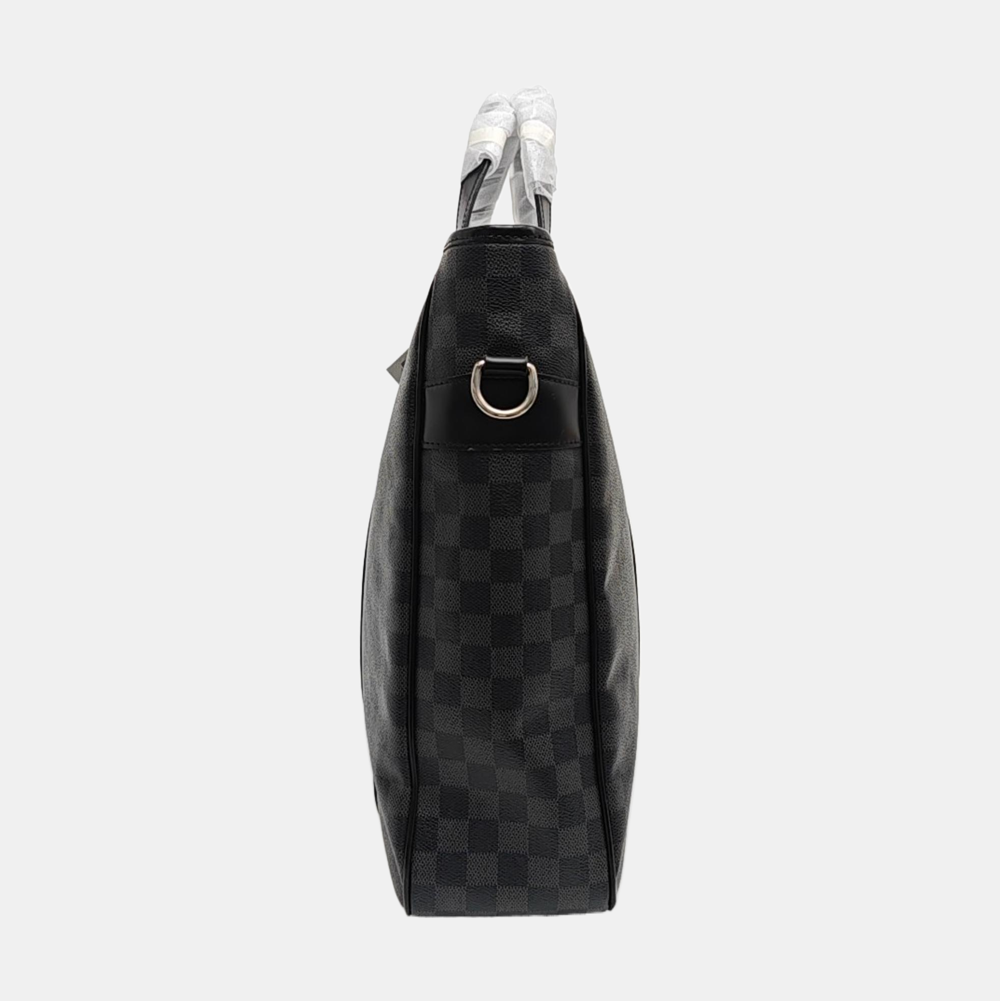 TADAO MM Damier Graphite Coated Canvas Gray