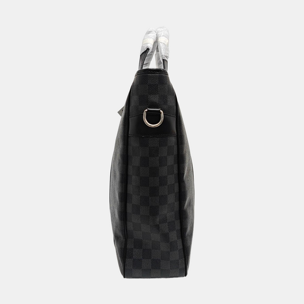 TADAO MM Damier Graphite Coated Canvas Gray