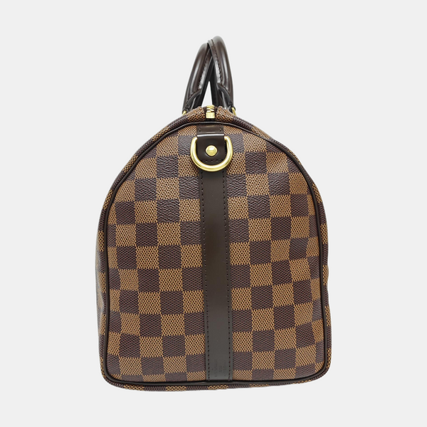 SPEEDY 30 Damier Ebene Coated Canvas Brown