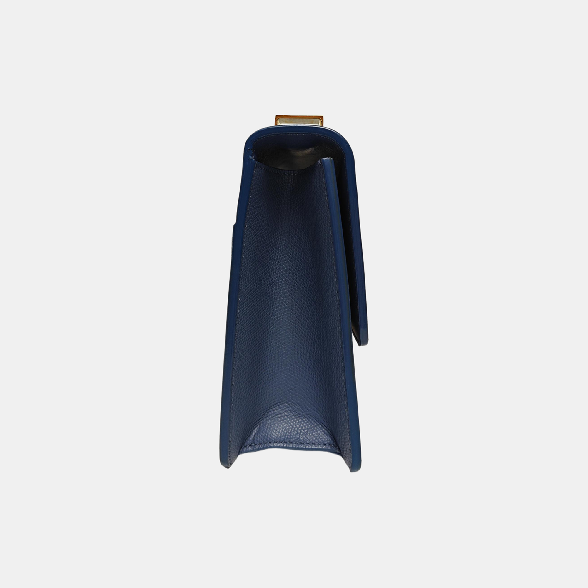 30 Montaigne Calfskin Blue
