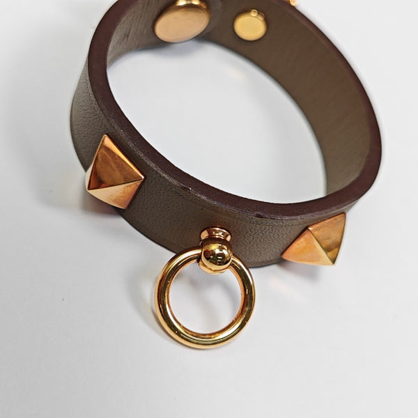 Leather Brown Bangle