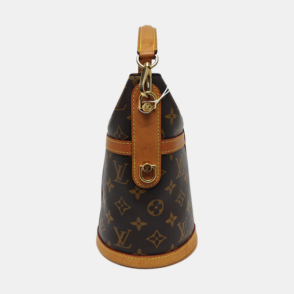 DUFFLE Monogram Coated Canvas Brown