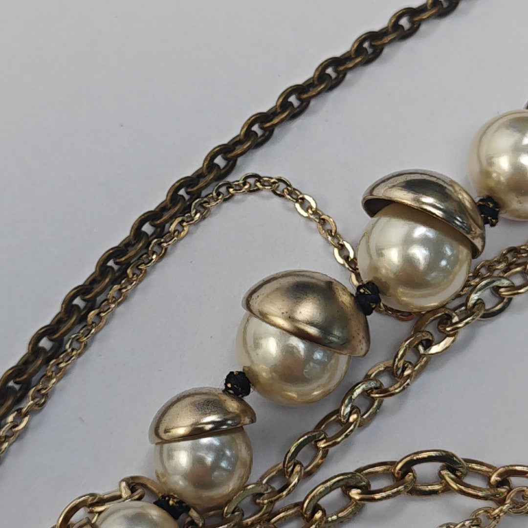 Metal Gold Brooch