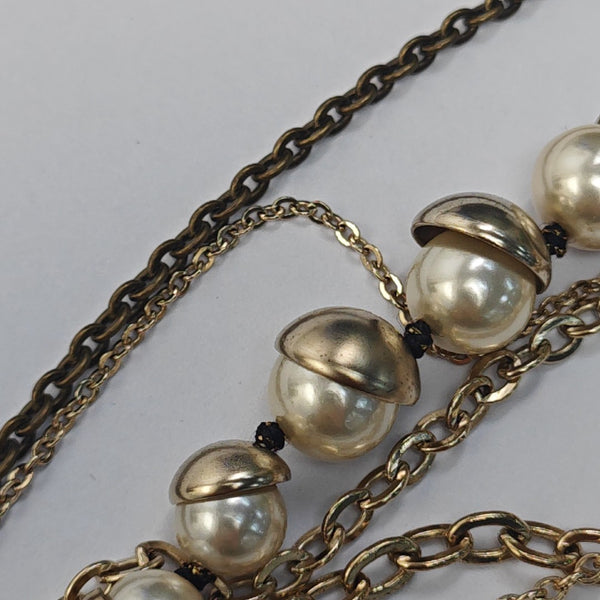 Metal Gold Brooch