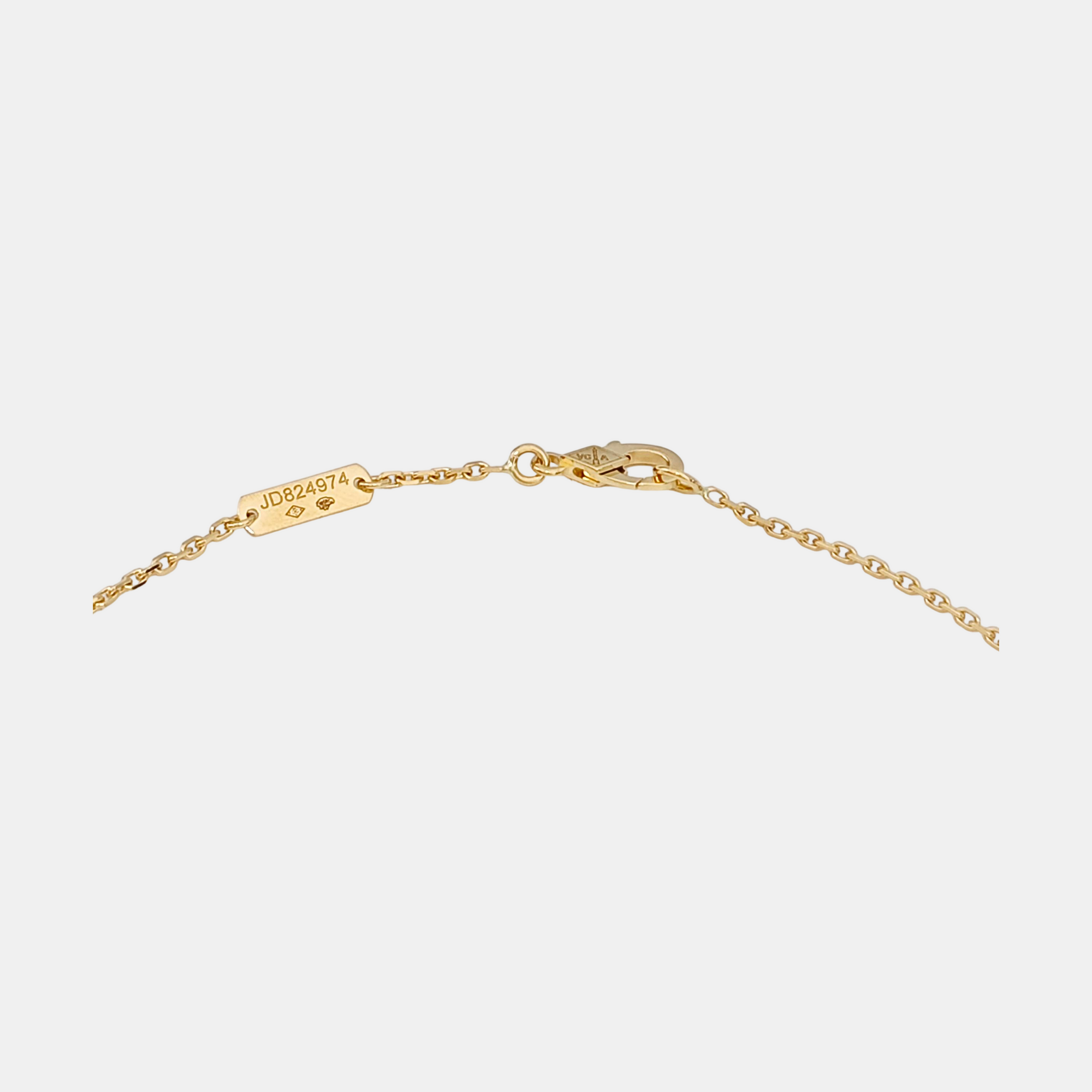 Vintage Alhambra 18k Gold Necklace