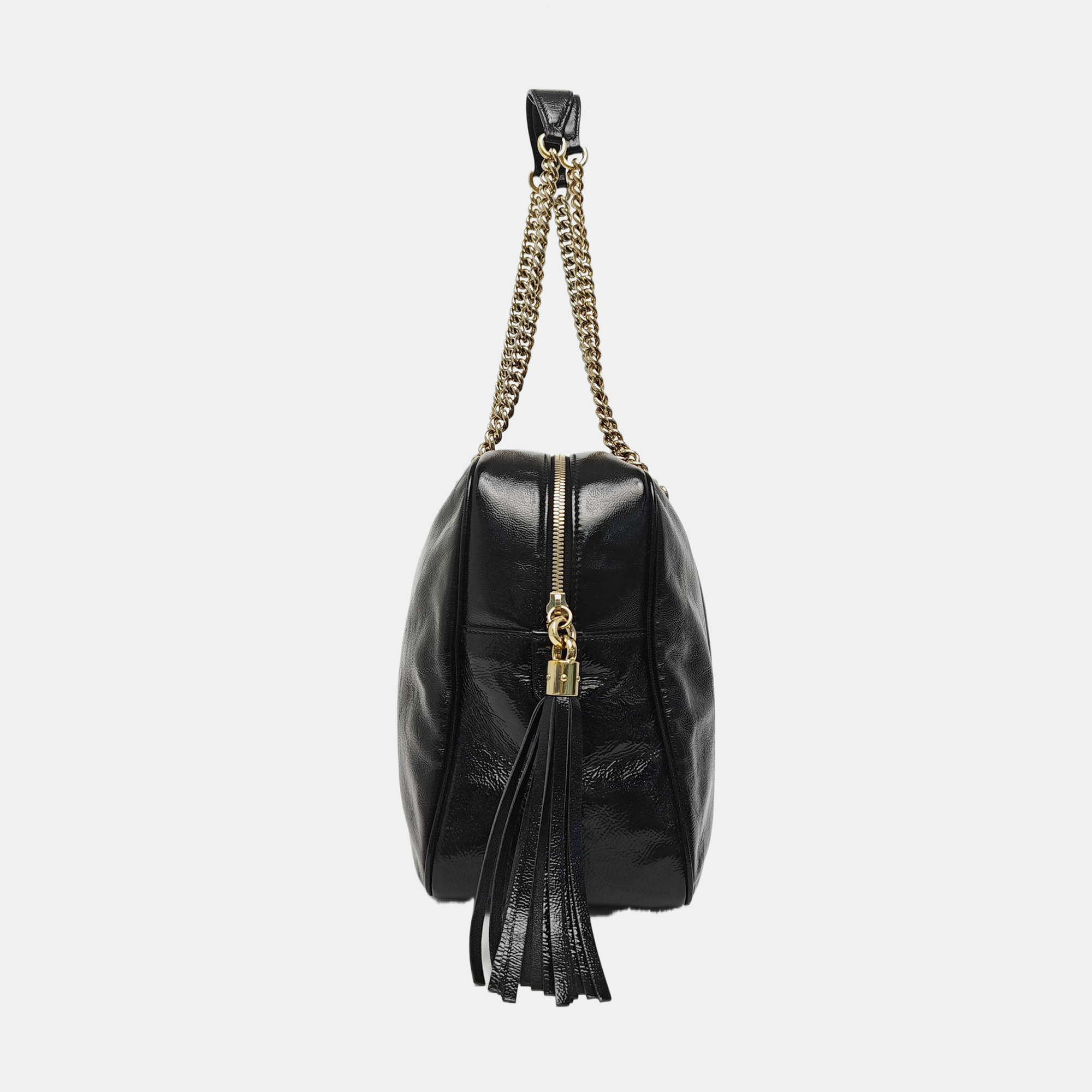 Soho Large Patent Leather Black
