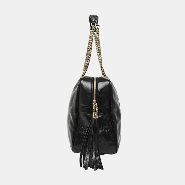 Soho Large Patent Leather Black