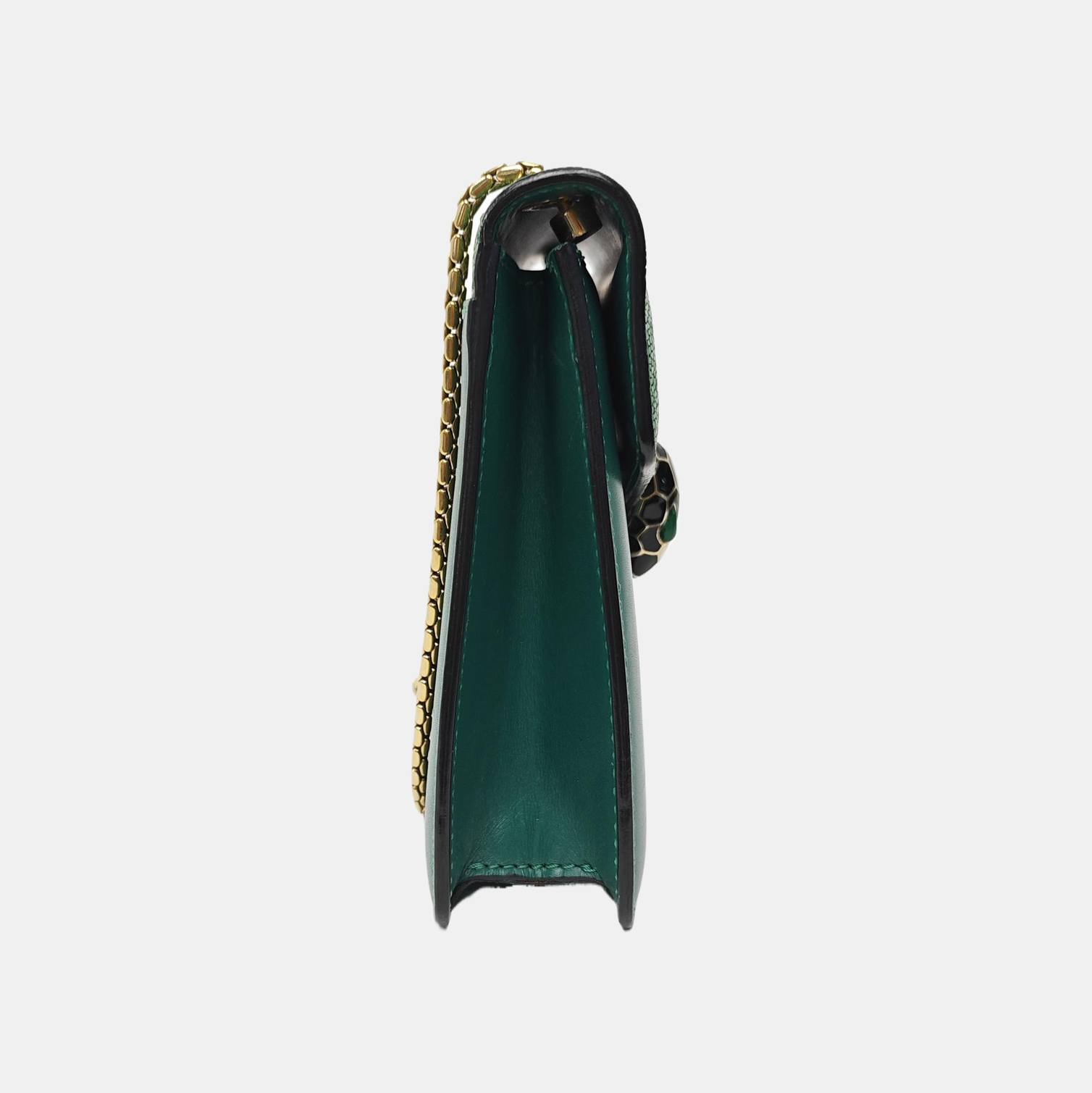 SERPENTI FOREVER Small Stingray Leather Green