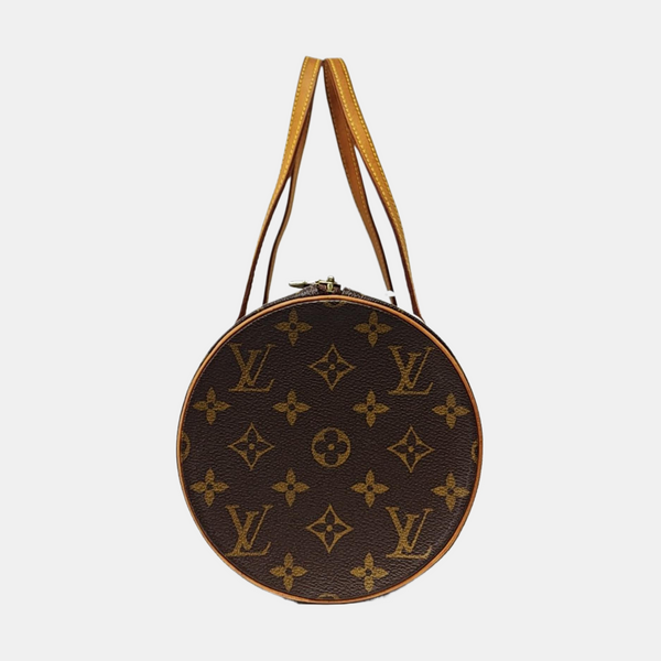 PAPILLON 30 Monogram Coated Canvas Brown