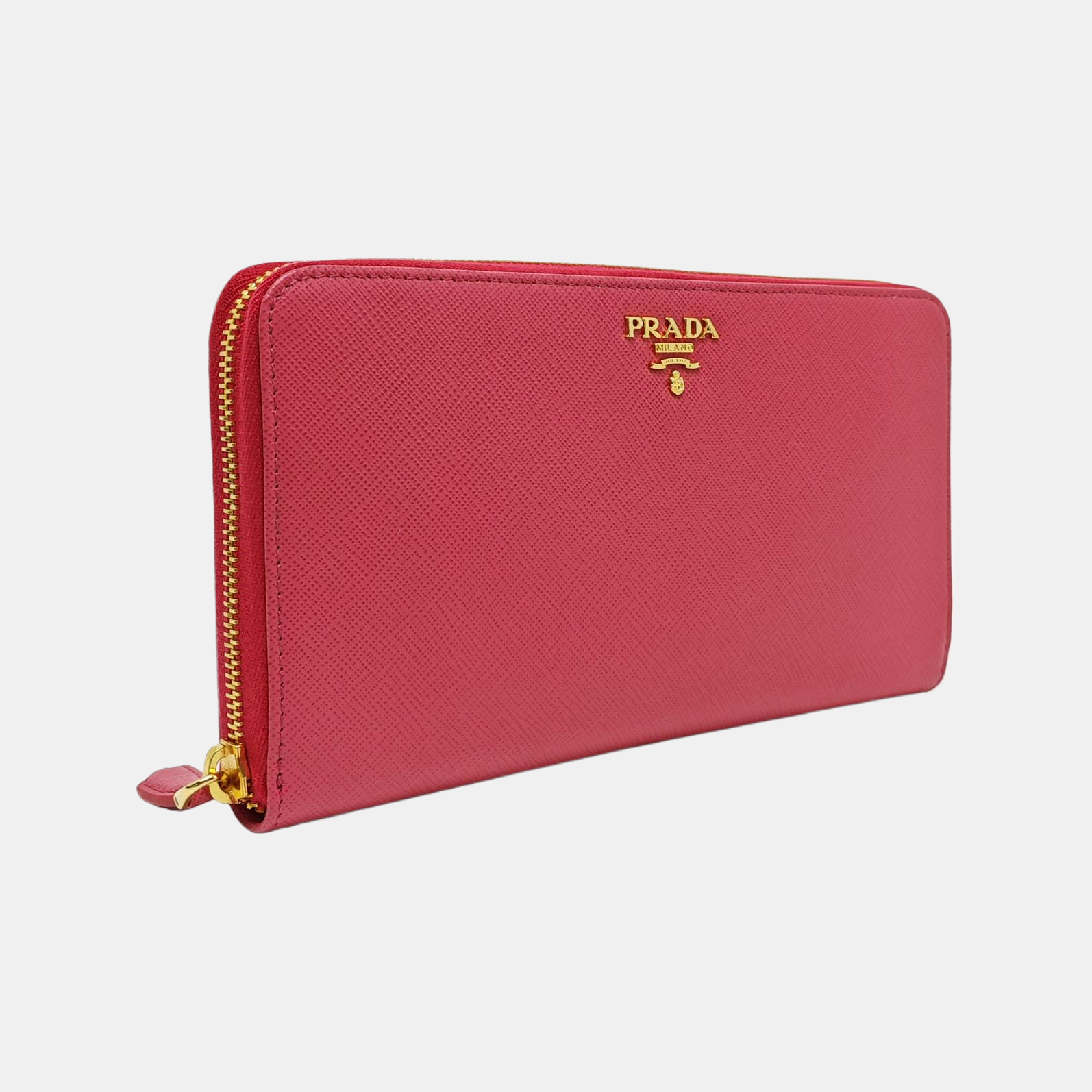 Saffiano Calfskin Wallet Pink