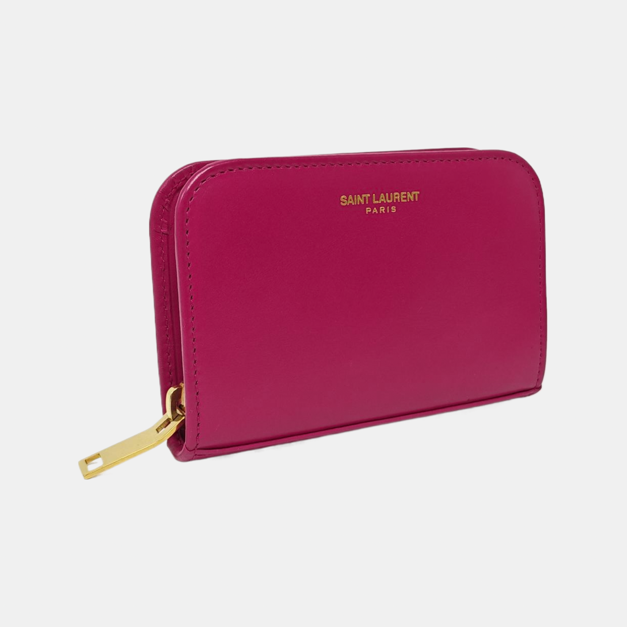 Leather Card Holder Red